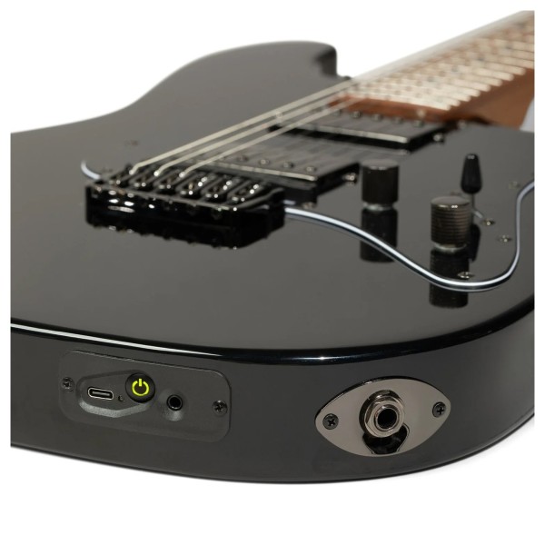 Jamstik Standard Wireless MIDI Guitar and Case, Black - Connections