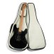 Jamstik Standard MIDI Guitar and Padded Case, Black - Case Open