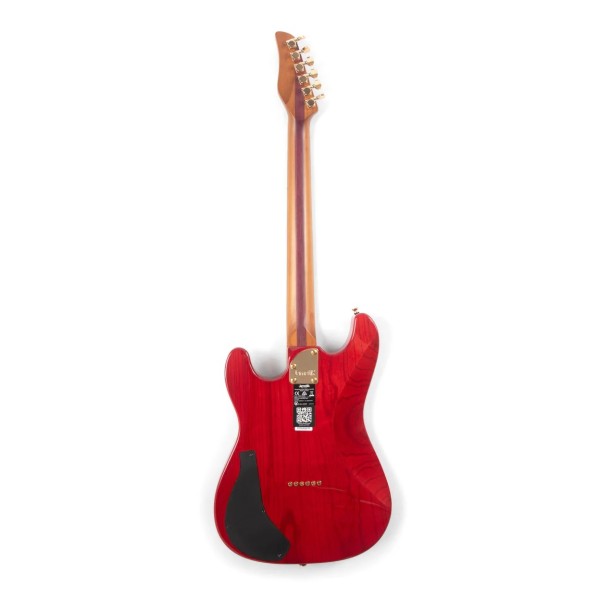 Jamstik Deluxe Wireless MIDI Guitar, Cherry Burst - Rear