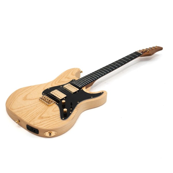 Jamstik MPE Wireless MIDI Guitar, Natural - Angled