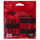 Rotosound R11 Roto Red Nickel Electric Guitar Strings, 11-48