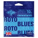 Rotosound RH10 Roto Blue Hybrid Nickel Electric Guitar Strings, 10-52