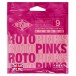 Rotosound R09 Roto Pink Nickel Electric Guitar Strings, 09-42