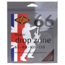 Rotosound RS66LH Cuerdas de acero inoxidable para guitarra baja, 65-130
