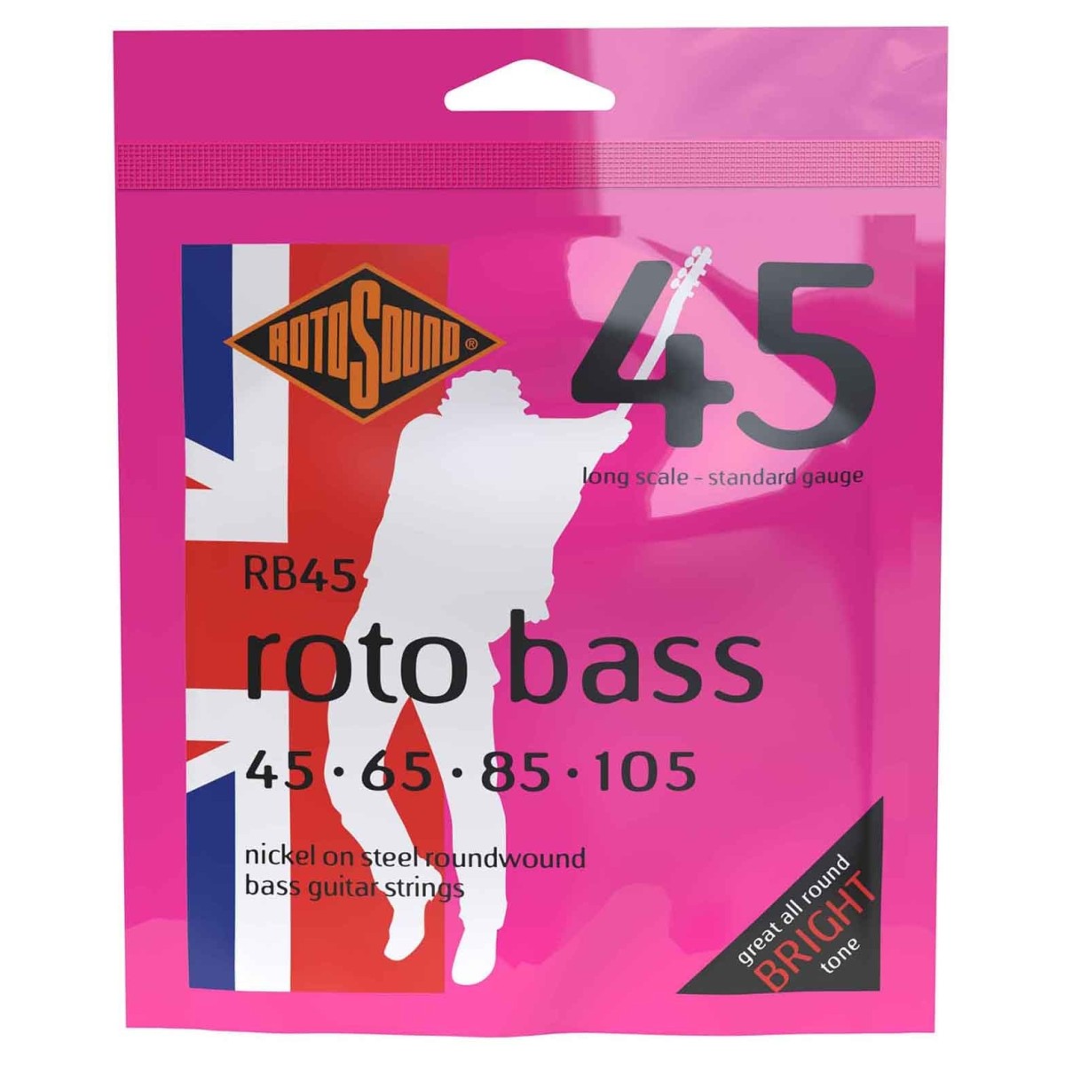 Rotosound RB45 Nickel Bassgitarrensaiten 45-105