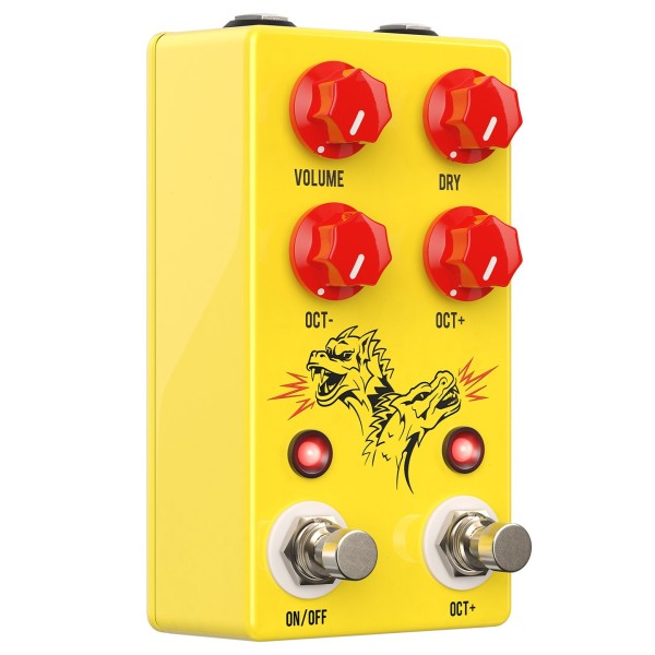 JHS Pedals Double Dragon Lo-Fi Octave Device - left