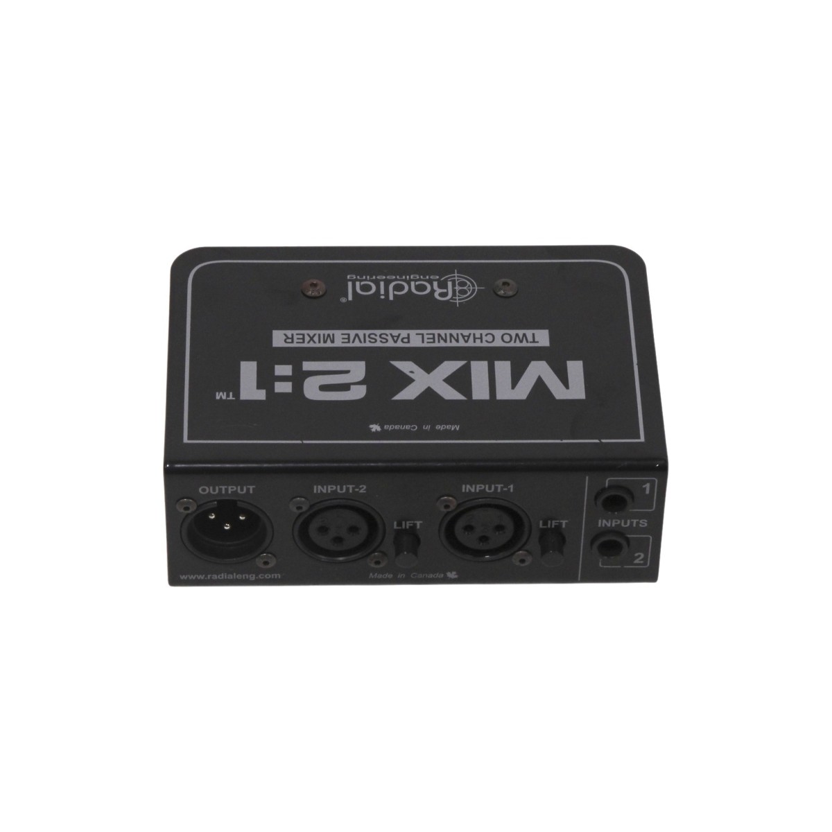 Radial MIX 2:1 Two Channel Audio Combiner & Mixer - Secondhand | Gear4music