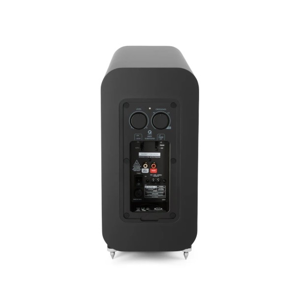 Q Acoustics Q 3060S Subwoofer, Satin Black rear ports 
