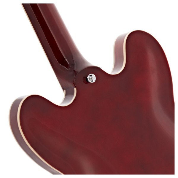 Hartwood Revival Vibrato Semi Acoustic Guitar, Cherry Red