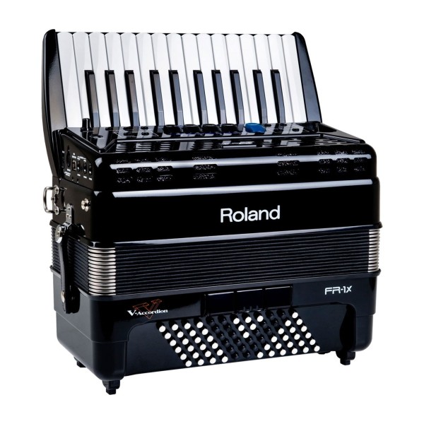 Roland FR-1X Piano-Type V-Accordion, Black with Bag 3