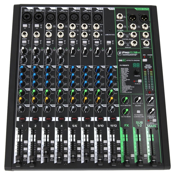Mackie ProFX12v3 12-Channel Analog Mixer with USB - Secondhand at