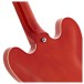 Hartwood Revival Vibrato Semi Acoustic Guitar & Hard Case, Burnt Orange