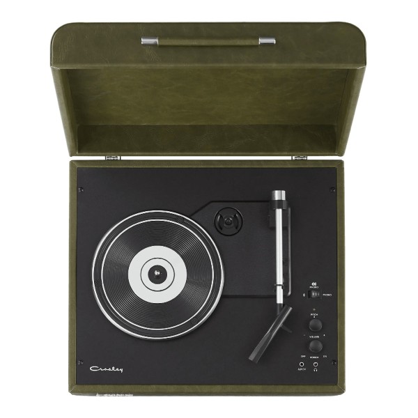 Crosley Mercury Turntable, Forest Green - Top