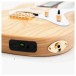 Jamstik Deluxe Wireless MIDI Guitar, Natural with White Pick Guard - Connections 