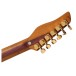 Jamstik Deluxe MIDI Guitar with Hard Shell Case, Natural Wood with White Pick Guard - Headstock
