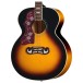 Epiphone J-200 Studio Left Handed, Vintage Sunburst - body