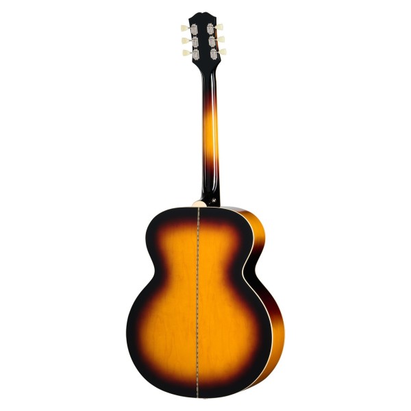 Epiphone J-200 Studio Left Handed, Vintage Sunburst - back