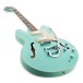 Hartwood Revival Vibrato Semi Acoustic Guitar & Hard Case, Jade Green