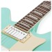 Hartwood Revival Vibrato Semi Acoustic Guitar & Hard Case, Jade Green