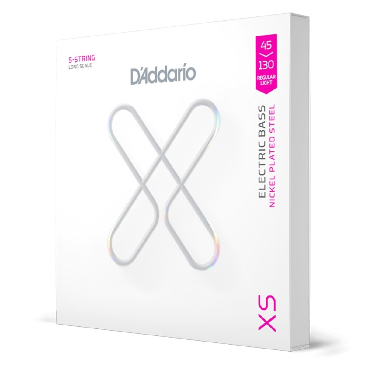 Click to view product details and reviews for D&rsquo;addario Xs Nickel Plated Steel Bass Strings Long Scale 5 String 45&ndash;130.