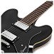 Hartwood Revival Semi Acoustic Guitar, Jet Black
