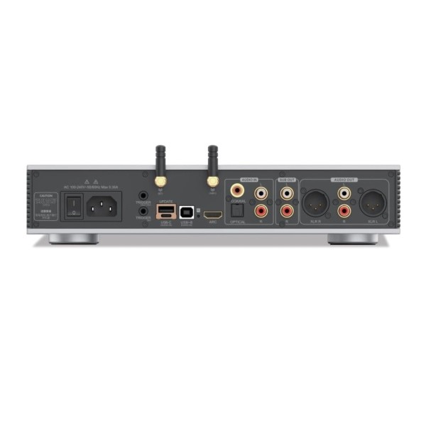 Luxsin X9 Headphone Amplifier - rear 