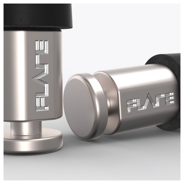 Flare Audio Isolate Stone Aluminium Ear Plugs - Close Up