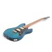Jamstik Deluxe MIDI Guitar and Hard Shell Case, Ocean Burst with Black Pick Guard - Angled Flat
