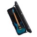 Jamstik Deluxe MIDI Guitar and Hard Shell Case, Ocean Burst with Black Pick Guard - Case Open
