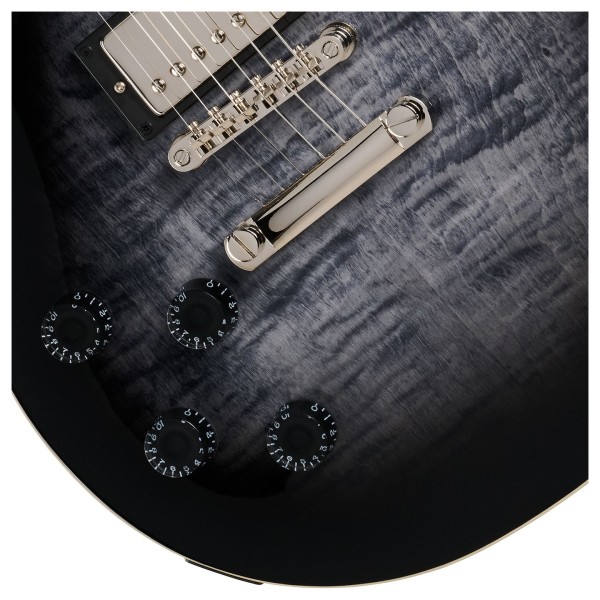 Epiphone Les Paul Tribute Plus Left Handed, Ebony Burst - controls