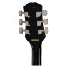 Epiphone Les Paul Tribute Plus Left Handed, Ebony Burst - back of headstock