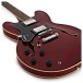 Hartwood Revival Vibrato Semi Acoustic Guitar, Cherry Red