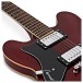 Hartwood Revival Vibrato Semi Acoustic Guitar, Cherry Red