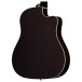 Epiphone J-45 Studio EC Left Handed, Vintage Sunburst - back of body
