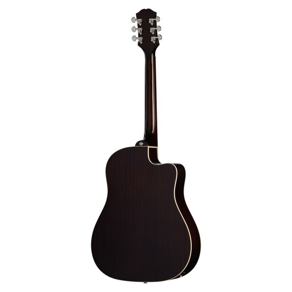 Epiphone J-45 Studio EC Left Handed, Vintage Sunburst - back