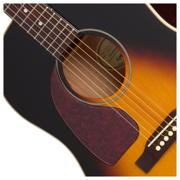 Epiphone J-45 Studio Left Handed, Vintage Sunburst - soundhole