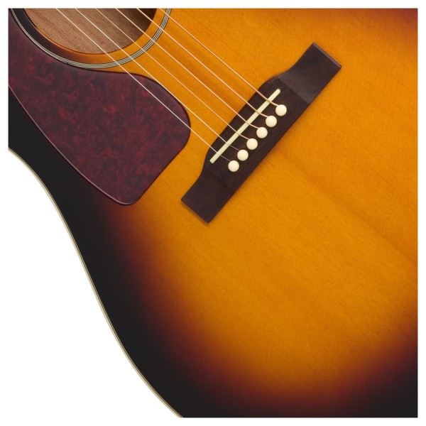 Epiphone J-45 Studio Left Handed, Vintage Sunburst - bridge