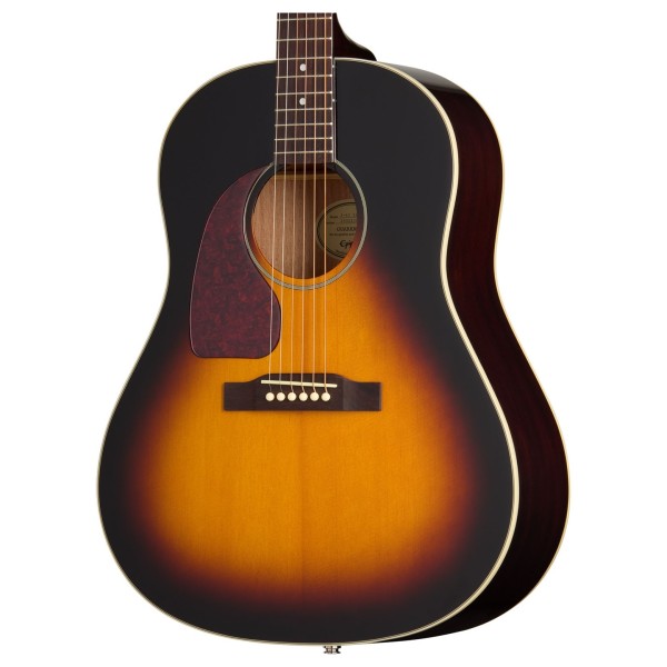 Epiphone J-45 Studio Left Handed, Vintage Sunburst - body