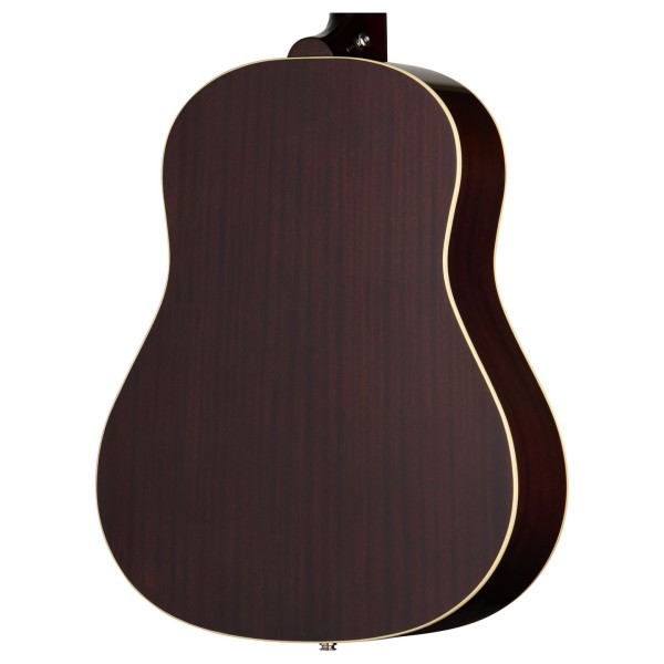 Epiphone J-45 Studio Left Handed, Vintage Sunburst - back of body