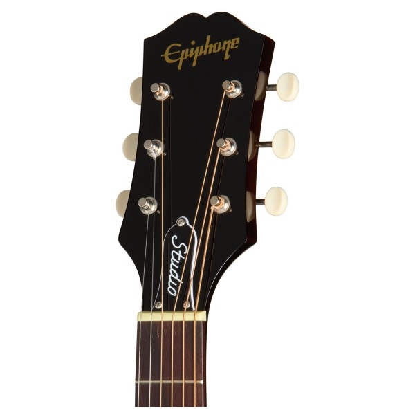 Epiphone J-45 Studio Left Handed, Vintage Sunburst - headstock