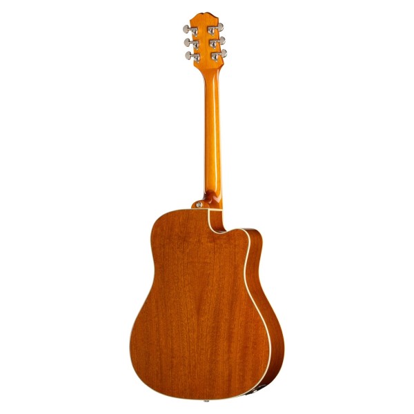 Epiphone Hummingbird Studio EC Left Handed, Heritage Cherry Sunburst - back