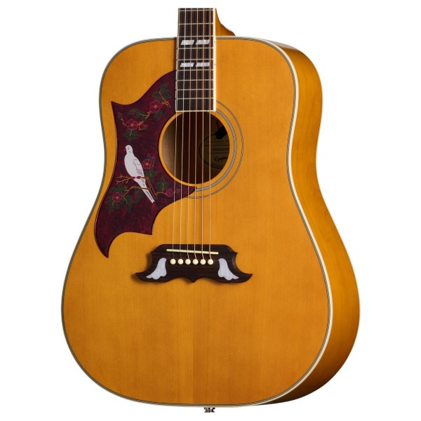 Epiphone Dove Studio Left Handed, Natural - body