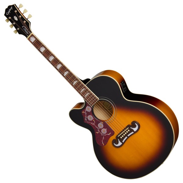 Epiphone J-200 Studio EC Left Handed, Vintage Sunburst