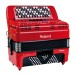 Roland FR-1XB Compact Button Type V-Accordion with Speakers, Red with Bag 3