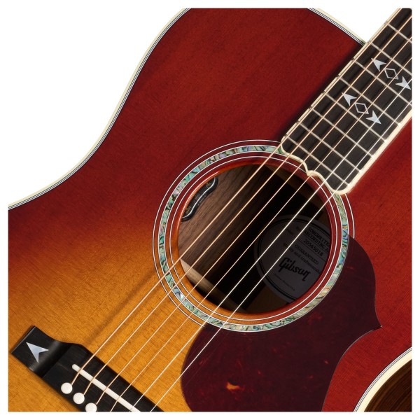 Gibson Songwriter Recording Artist, Rosewood Burst - soundhole