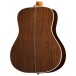 Gibson Songwriter Recording Artist, Rosewood Burst - back of body