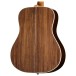 Gibson Songwriter Recording Artist, Antique Natural - back of body