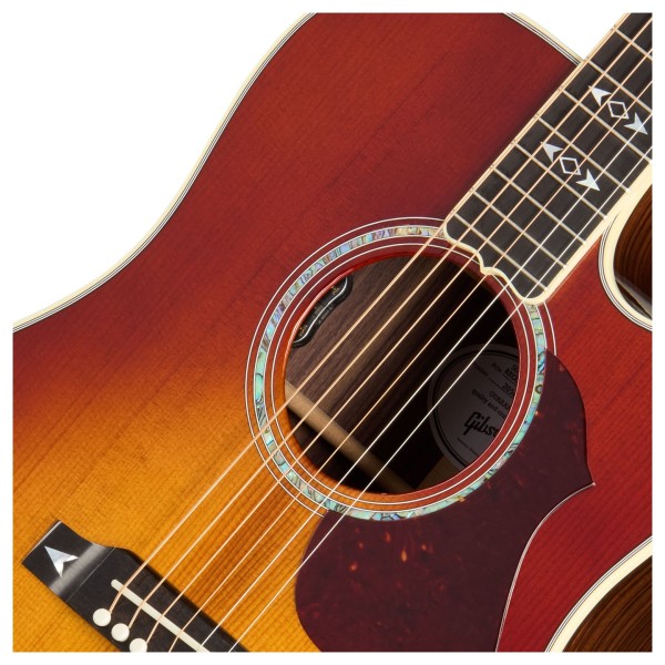 Gibson Songwriter Recording Artist EC, Rosewood Burst - soundhole