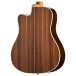 Gibson Songwriter Recording Artist EC, Rosewood Burst - back of body
