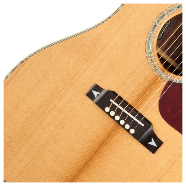 Gibson Songwriter Recording Artist EC, Antique Natural - bridge